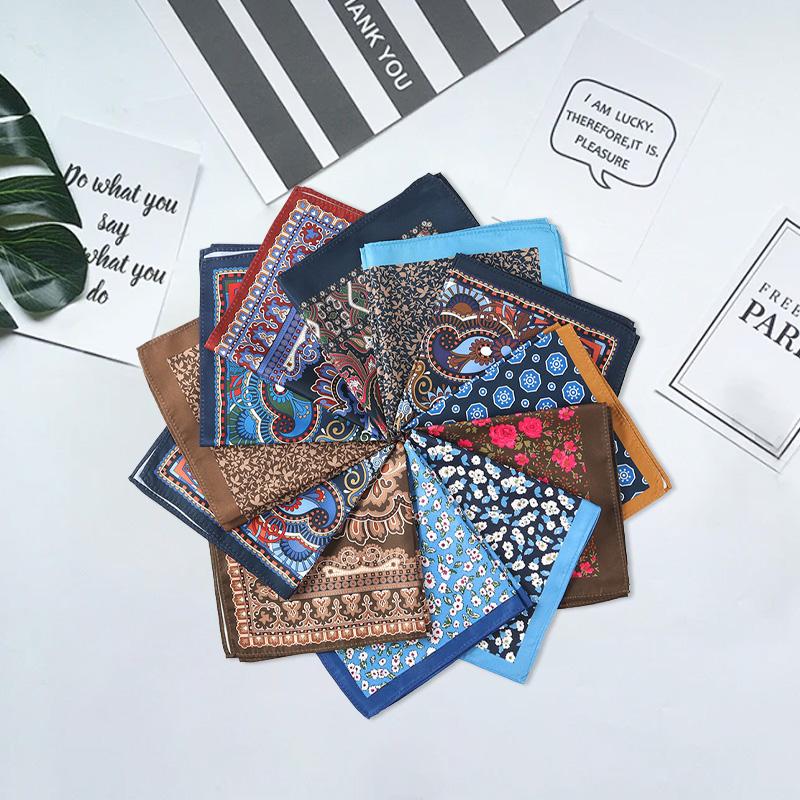 1Pc Men Gentleman's Suits Hand Towel 30x30CM Wedding Party Handkerchief Polyester Pocket Square