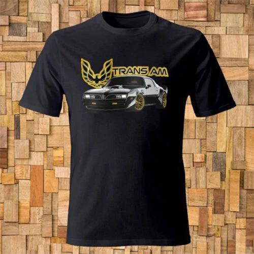 Мужская черная футболка с логотипом Pontiac Firebird Trans Am
