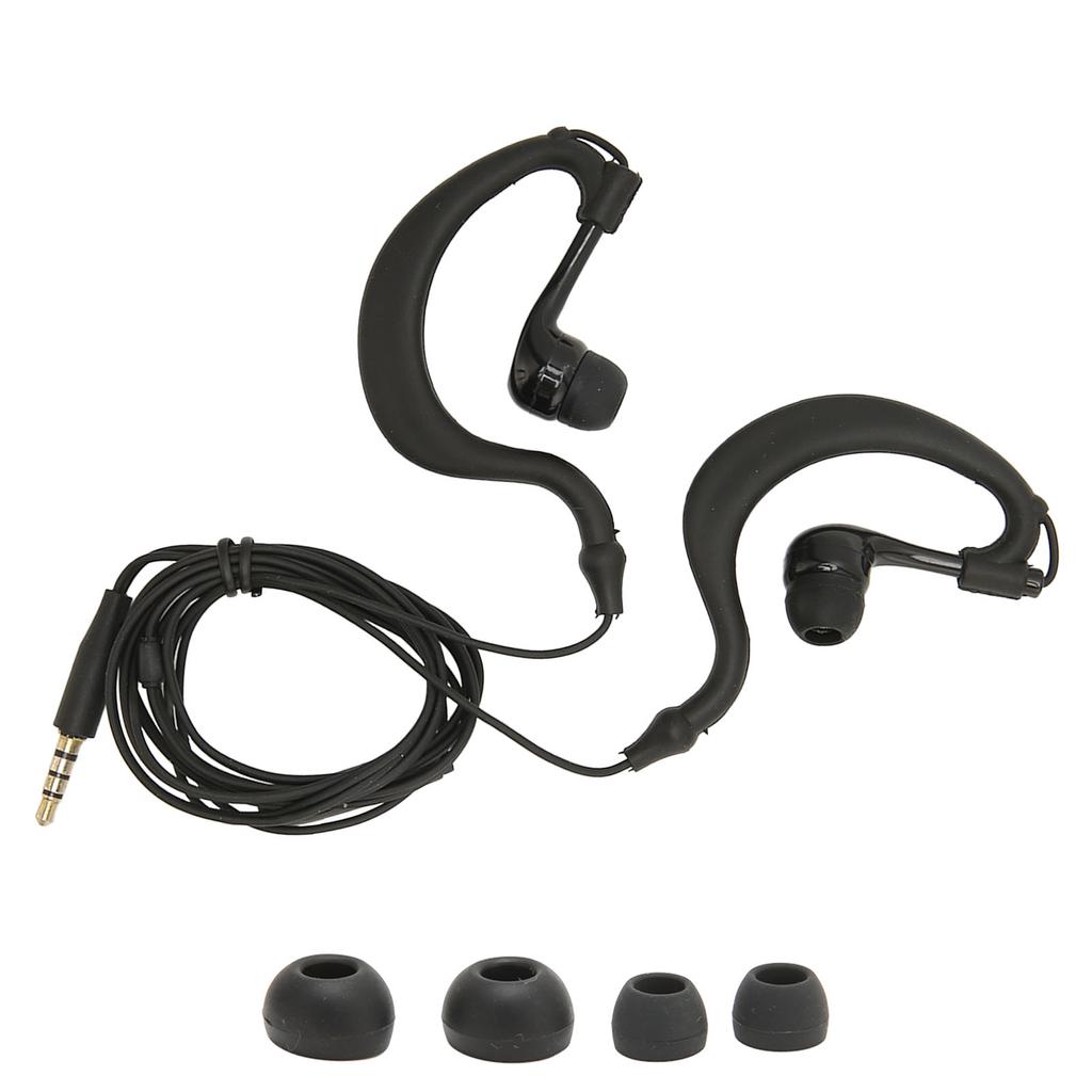 Over Ear Wired Earbuds Waterproof Noise Canceling Plug and Play Comfortable Wired Sports Earbuds