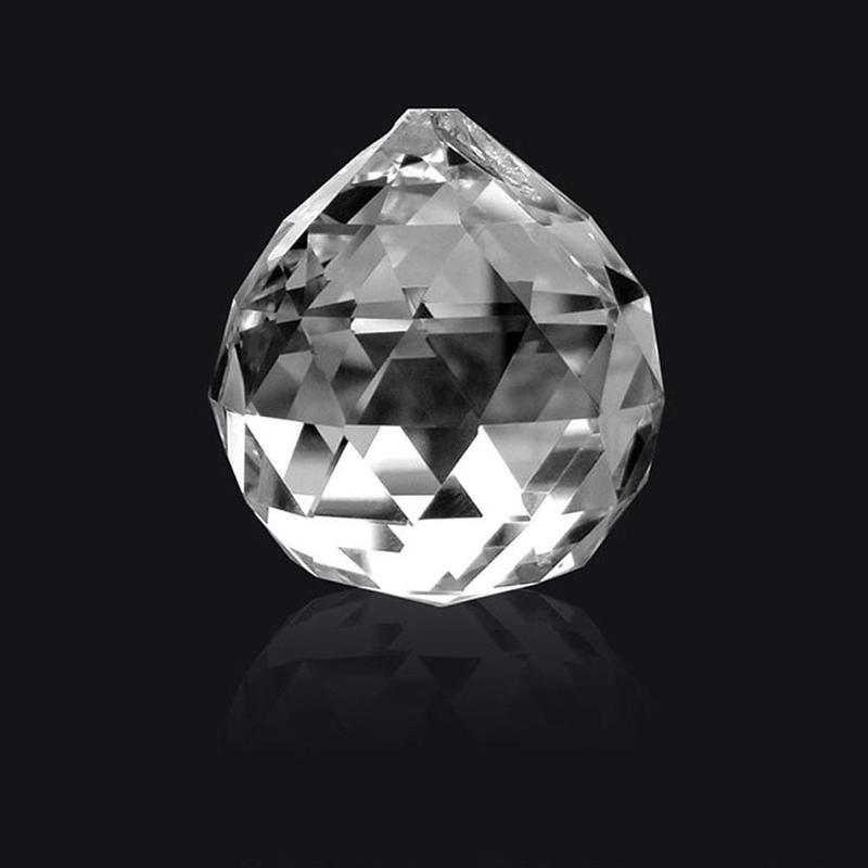 1 шт. Горячая модная подвеска в виде хрустального стеклянного шара для женщин