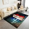 Soccer Player Through Wall Area Rug Suitable for Outdoor Entryway Game Room Playrooms Antislip Carpet Office home decor Wedding Party Gift
