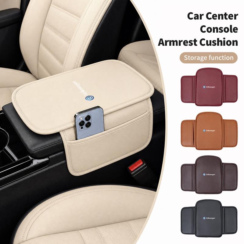 For Volkswagen VW Car Armrest Box Protective Pad Anti-slip Armrest Mat Protective Cover Scirocco Jetta Beetle Golf 4 5 6 Passat zg6