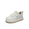 Spring White Shoes New Style Female Students' Height-enhancing Sports Shoes Trendy Casual Shoes Street Photography