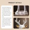 Aris & Juno Modern Deer Figurine - Resin Minimalist Decor for Stylish Home & Office