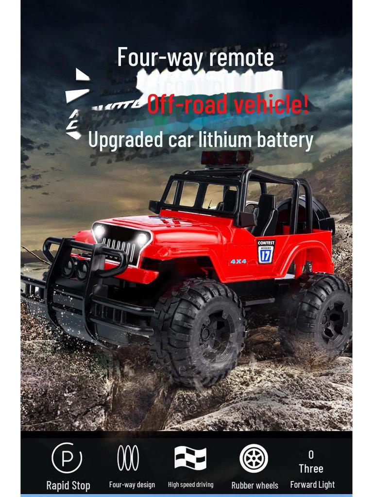 Детский игрушечный внедорожник на радиоуправлении Jeep