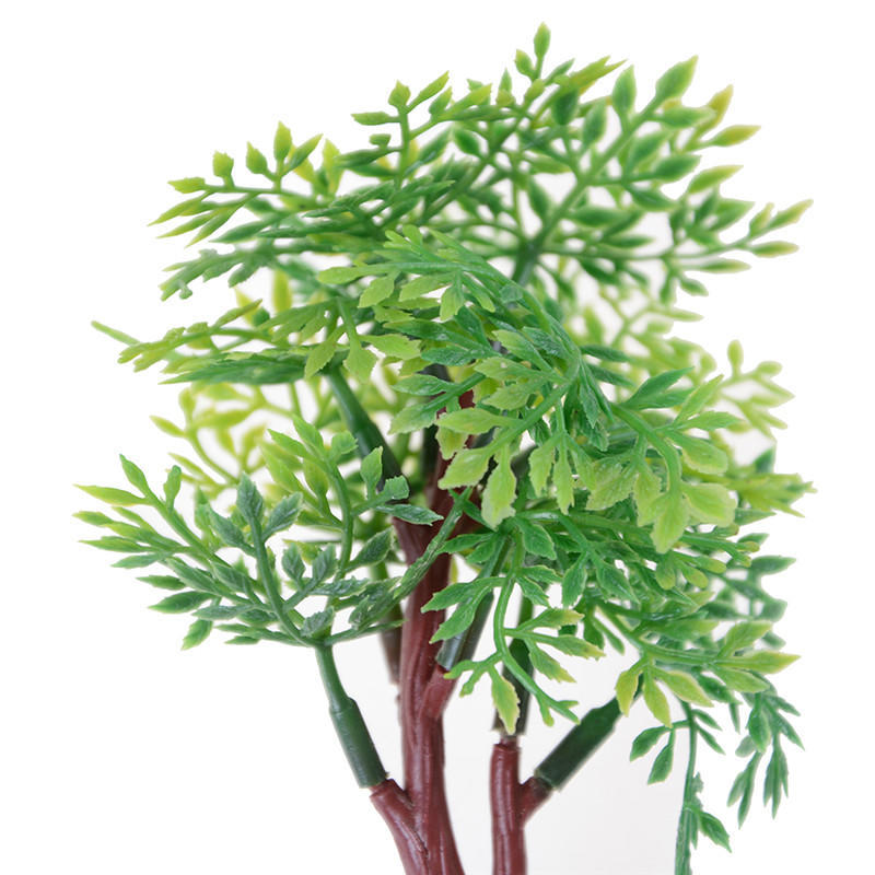 Яркая 9-сантиметровая модель зеленого дерева, железнодорожный парк, макет в масштабе Ho, декор для кукольного домика