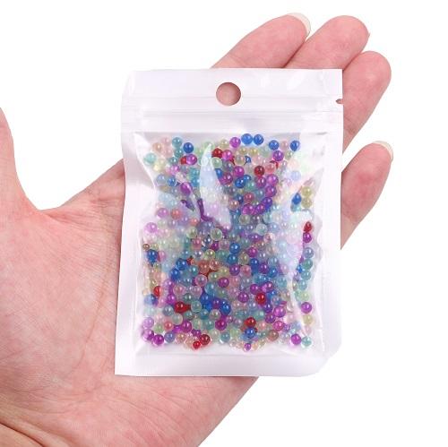 Цветной бисер с покрытием из стеклянных бусин без пор для изготовления украшений своими руками 30 г