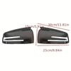 2 шт. Подходит для Mercedes-Benz W176 W246 W212 W204 C117 X204 A B C E S CLA GLA GLK Уровень Декоративная накладка на боковое зеркало заднего вида