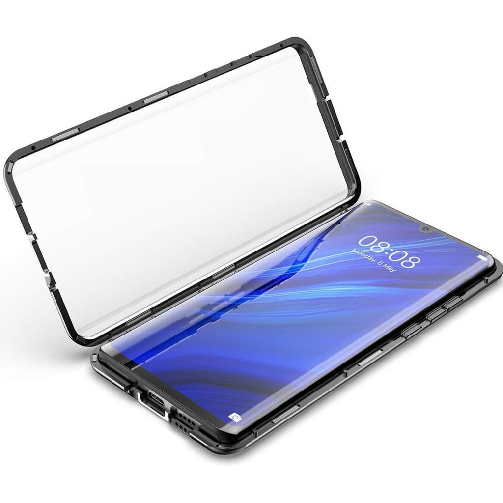 Подходит для чехла для мобильного телефона Samsung Note20ultra S25edge Магнето Двустороннее стекло Металлический Магнитная адсорбция Противоударный чехол