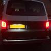 2Pcs Error Free White LED License Plate Light Number Plate Lamp For VW Transporter T5 2003-2015 T6 For Caddy 2004-2017