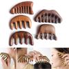 Wooden Therapy Massage Comb Head Face Scalp Gua Sha Massager Natural Facial Sandalwood Wide Tooth Guasha Scraping Body Massage