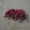 Mini FakeFruit Foam Berries Artificial Pomegranate RedCherry Bouquet Artificial Flower Decorations Christmas Red Berry Decor