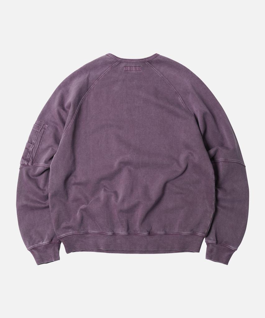 FRIZMWORKS Pigment Dyeing Mil Sweatshirt _ Purple