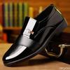 Fashion Men's Formal Leather Shoes New British Style Business Low Cut Casual Pointed Daily Casual Shoes Zapatos De Vestir Hombre Luxury