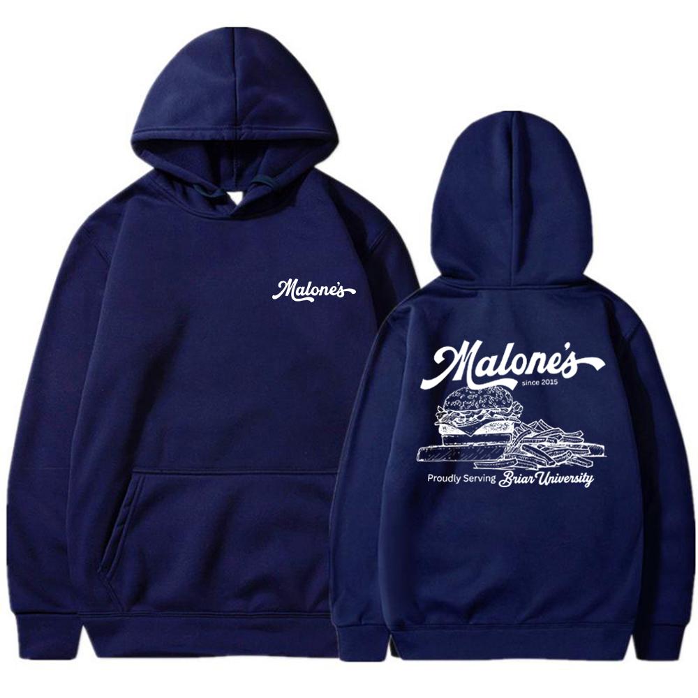Винтажная толстовка Malone's Briar University Серия толстовок Off Campus Briar Хоккей Романтические топы Ретро Унисекс Пуловер Книжный подарок