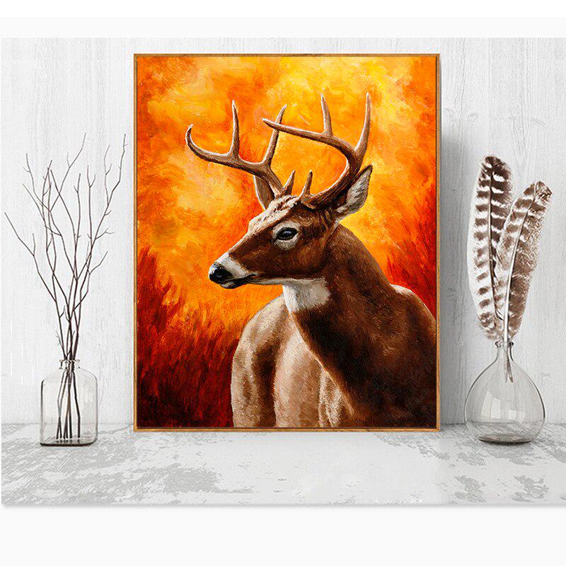 5D DIY Diamond Painting Deer Full Round Diamond Embroidery