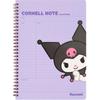 Sanrio Cornell Note Kuromi, Purple, 1 Piece