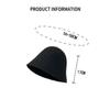 Crochet Knitted Fisherman Hat Soft Basin Hat Casual Skull Hat  Autumn Winter