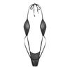 Womens Micro Bikini Halter Bodysuit T-back Monokini Swimwear Nightwear