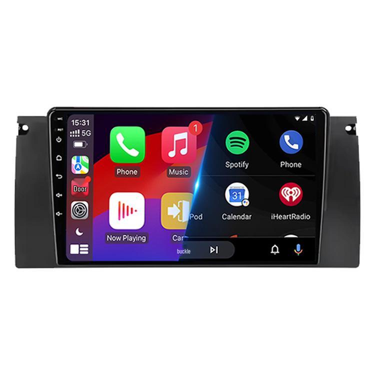 Android-навигационная система для BMW M5 E39 E53 X5 с камерой заднего вида и CarPlay.