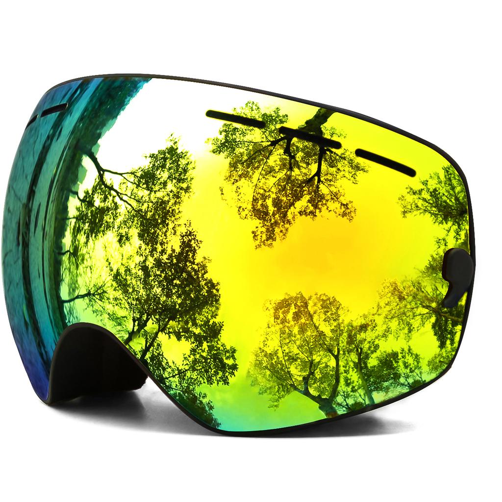 JULI Ski Goggles for Kids 4-16 Boys Girls Snowboarding UV Protection Multi-Color Double Anti-fog Lens Winter Sports