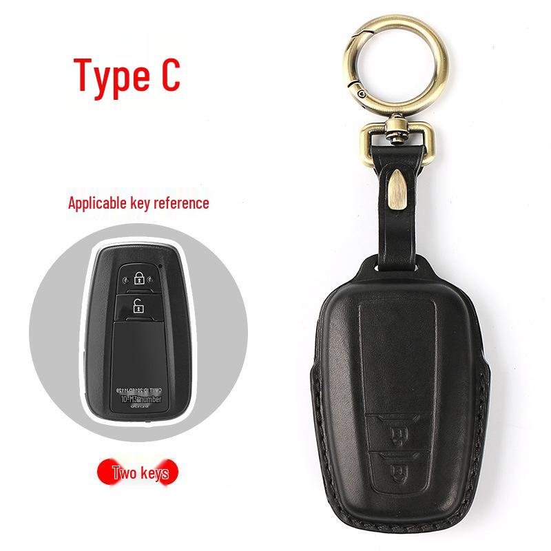 Toyota Key Case for Highlander, Corolla, Prado, RAV4, Levin, Velanda - Car Key Shell & Buckle Bag