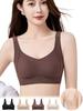 Bra Flexible Jelly No Seamless Bra That Makes You Look Smaller No Movement No Tightness High Side Design Beautiful Breasts and Back Breathable Elastic