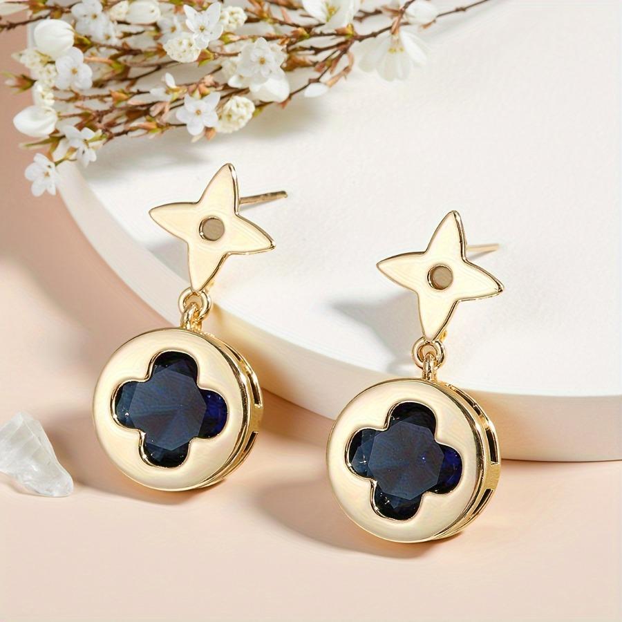 New Round Star Earrings Are Suitable for Wearing At Banquets and On A Daily Basis.