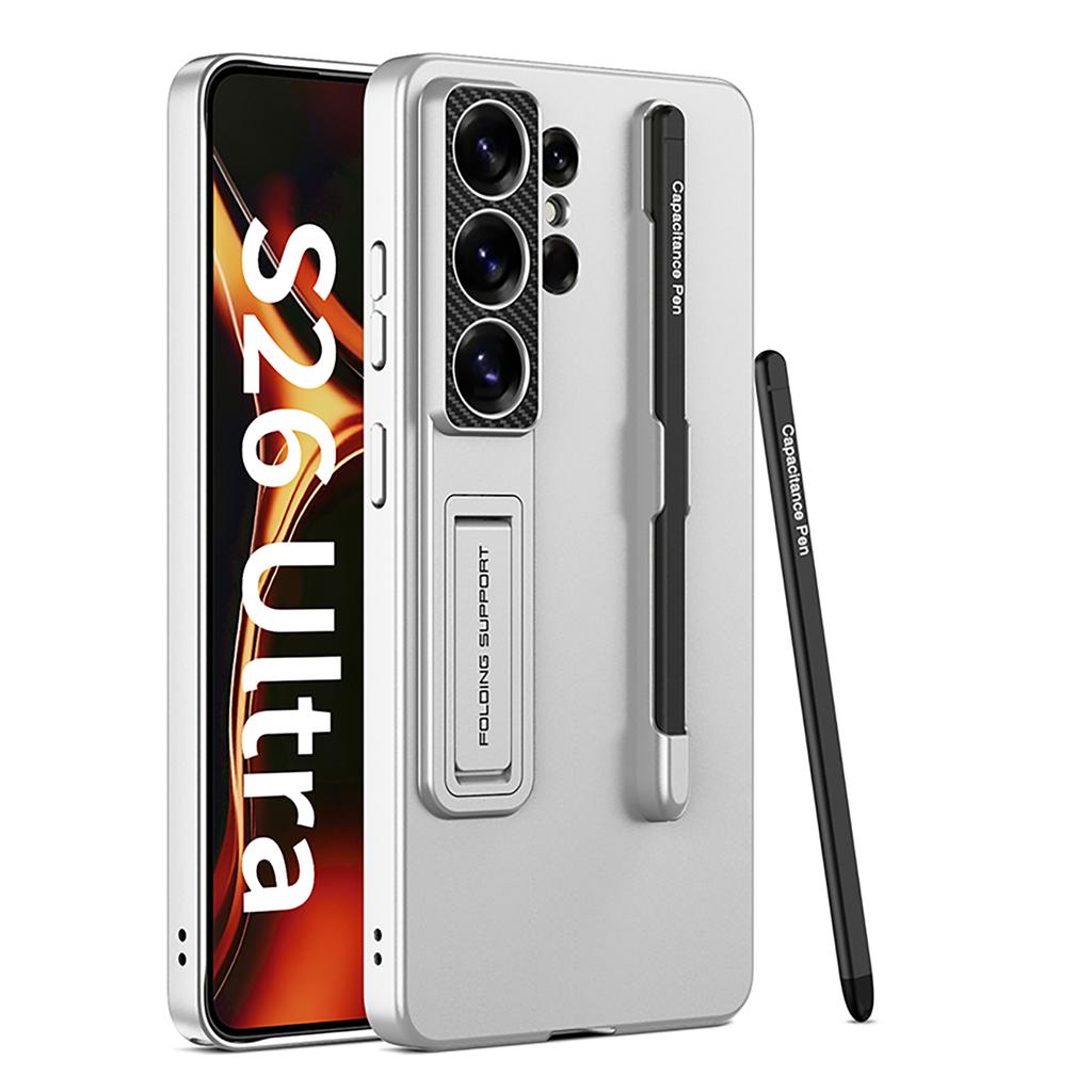GKK For Samsung Galaxy S26 Ultra Case Slim Kickstand PC Phone Back Cover with Stylus