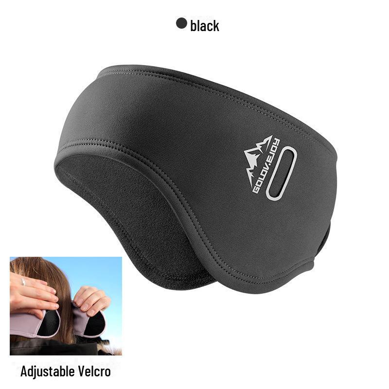 Зимние горнолыжные наушники для мужчин 2024 года: Ветрозащитный, двухслойный, крепится на голову и спину для езды на велосипеде на открытом воздухе