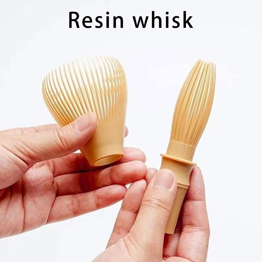 Durable Resin Tea Whisk Crack Resistant Tea Whisk Perfect for Traditional Tea Ceremonies and Everyday Brewing