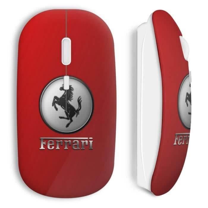 Беспроводная мышь - Ferrari - Лошадь - Красный - USB - Оптическая