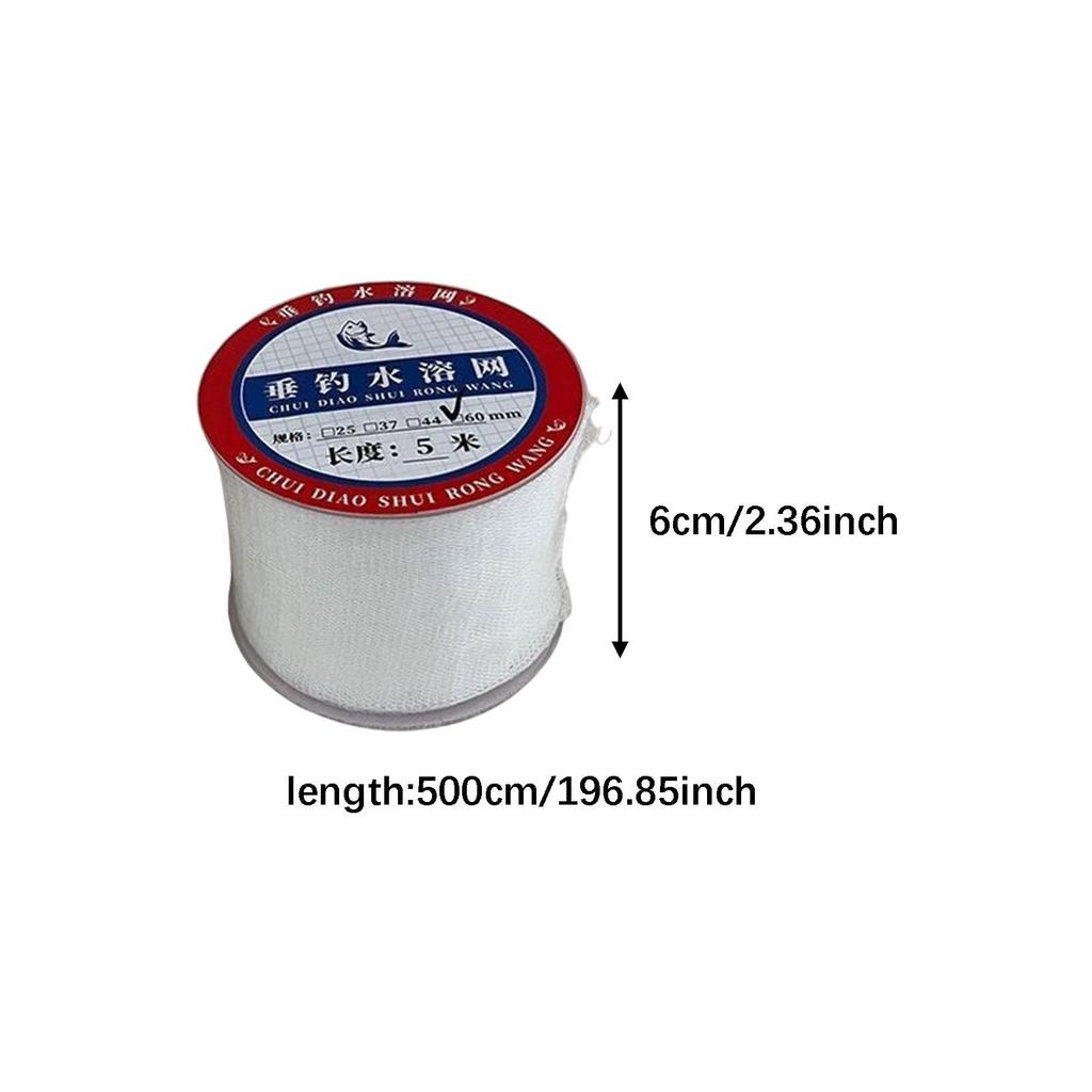 Slow Dissolving PVA Fishing Mesh Bags Quick Knotting Holder Equipment for Freshwater Carp Feeder Accessories