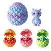 3D Printed Decorative Ornament Dragon Egg with Little Dragon Inside, Suitable for Furniture and Desktop Home Decor Christmas