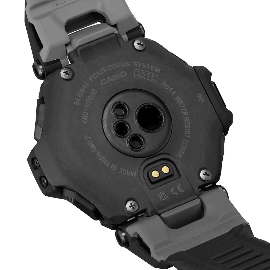 Casio Мужские кварцевые часы GBD-H2000-1B из смолы, водонепроницаемые 200 м, ударопрочные, цифровые