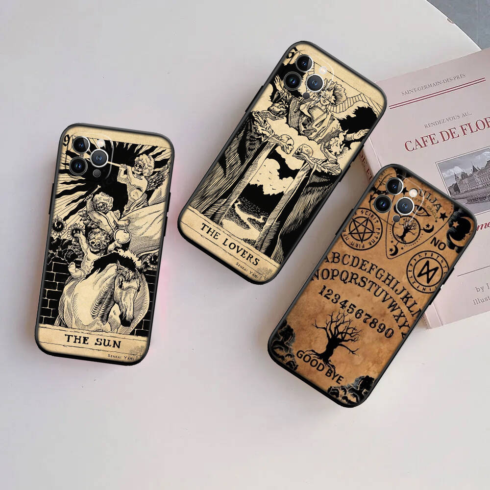 Divination Tarot Phone Case for Xiaomi Poco C40 C51 C50 C55 C65 C71 C75 C85 F8 F7 F6 F5 F3 F2 X7 X6 X4 X3 M7 M6 M5 M4 M3 M2 Pro