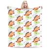Crayon Shin chan Demon Slayer Fleece Throw Blanket Anime  Blankets for Home Travel Warm Plush Thin Quilt