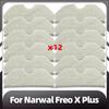 Compatible for Narwal Freo X Plus Replacement Main Side Brush HEPA Filter Mop Pads Dust Bags Spare Parts Accessories
