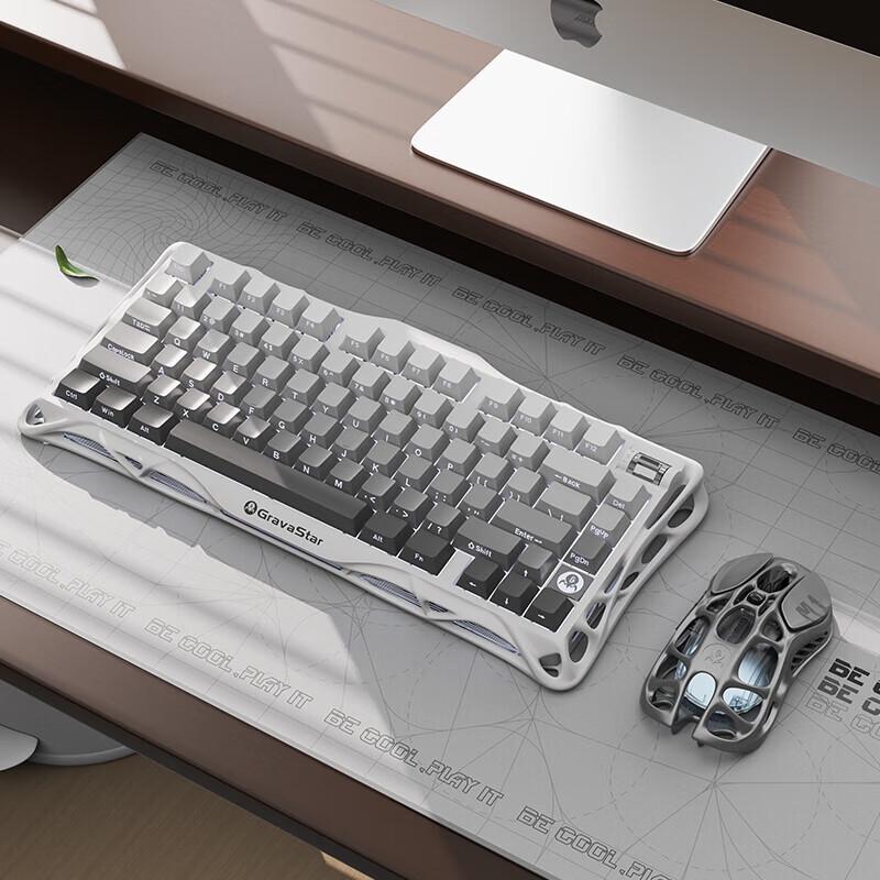 Трехрежимная механическая игровая клавиатура GravaStar P75