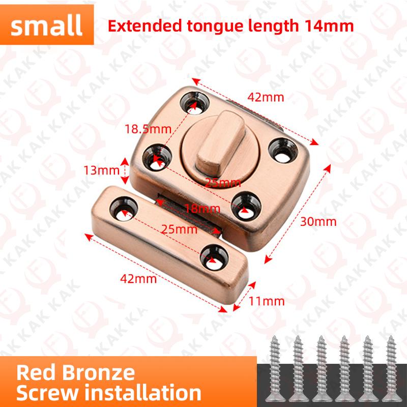 KAK 3 Digit Security Cabinet Password Locks Non-Punch Keyless Door Lock Latch Combination Code Child Safety Lock Anti-theft 4