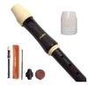 Toyama Musical Instruments AULOS Robin Soprano Recorder, Baroque Style, 205A(E) with Cap Set
