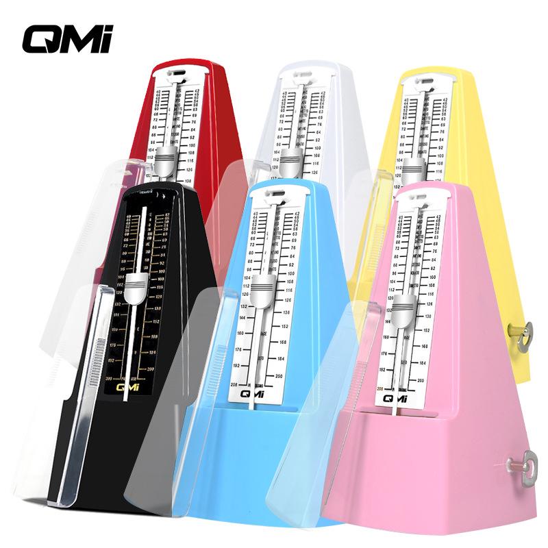 Qmi Universal Mechanical Metronome for Guitar, Violin, Guzheng, & Piano - Beat Counter & Rhythm Machine