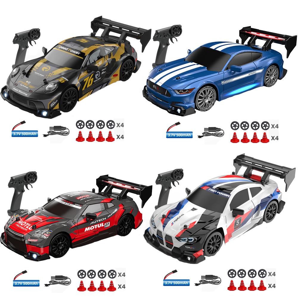 1:24 Высокоскоростной RC Дрифт Автомобиль 2,4G 4WD Пульт Дистанционного Управления Мини Гоночный Автомобиль Соревновательный Гоночный Автомобиль Игрушка для Детей