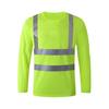 Reflective Safety T-Shirt 360 Degree Reflective Zones High Visibility Quick Dry Long Sleeves