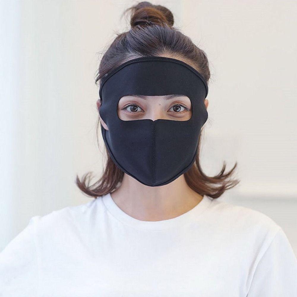 Breathable Sun Protection Mask Thin Sunscreen Face Cover Forehead Protector  Outdoor Cycling