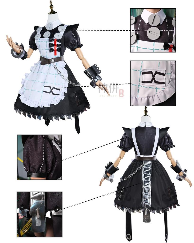 Корин Уикс Косплей с париком Горничная Зензеро Косплей Костюм Взрослый Костюм Культурный Фестиваль Событие Костюм Сценическая Одежда Корин Уикс Косплей Уикс