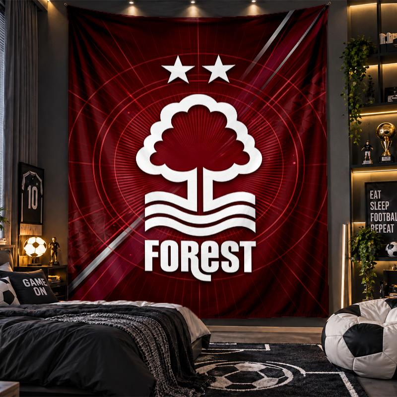 Wall Hanging Tapestry Nottingham Forest Print Cloth for Living Room Bedroom Home Decor