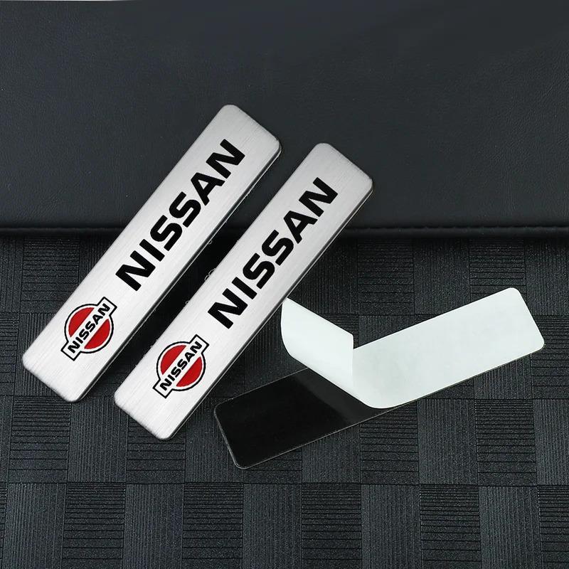 ABE4 Car Styling 3D Aluminum Alloy Body Side Fender Trunk Badge Sticker For Nissan GTR Nismo Terrano Versa Primera Livina Qashqai J11