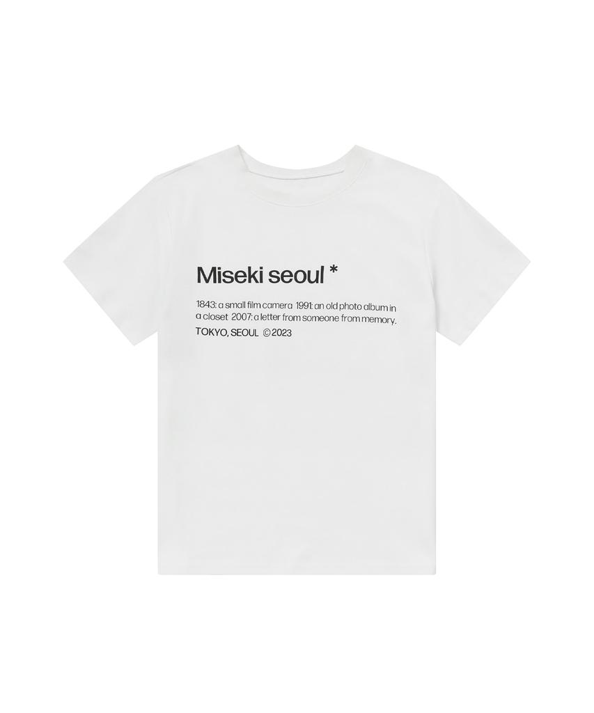 MISEKI SEOUL Misekiseoul Короткий рукав Белый