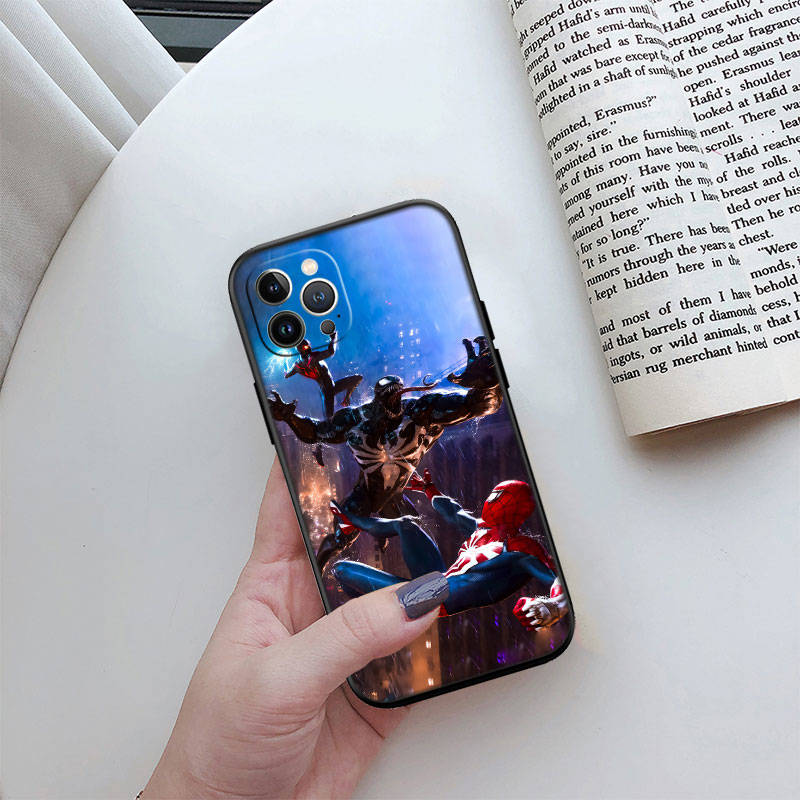 Чехол для телефона ED50 Spider-Man для Samsung Note 20 10 Plus Ultra Lite A51 A52 A53 A71 A72 A73 A82 M20 M30 M21 M31 M51 A11 A30S A20S A50S A70